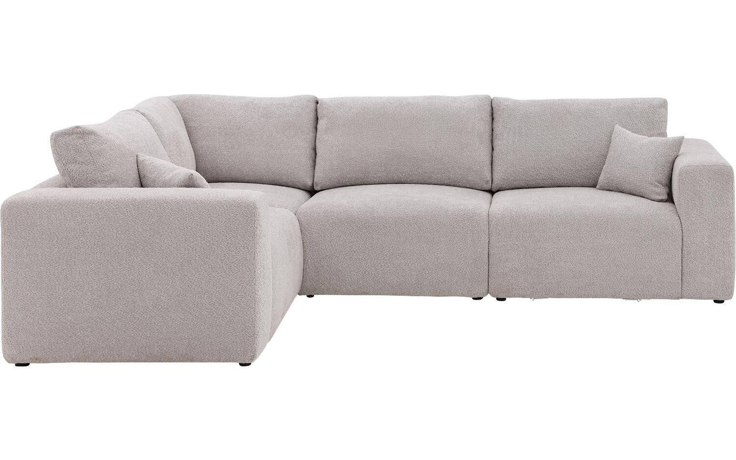 Goossens Bank Mika grijs, stof, - 8718823317572